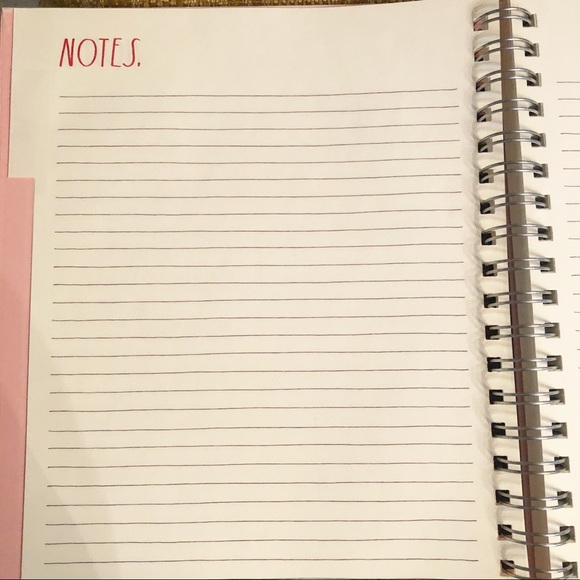 🔥SALE🔥Rae Dunn HELLO 2022 17 Month Planner-Pink - Picture 6 of 8